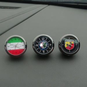 High Quality Car Decoration Electronic Meter Car Clock Timepiece Auto Interior Ornament FOR Fiat 500 abarth Car accessories