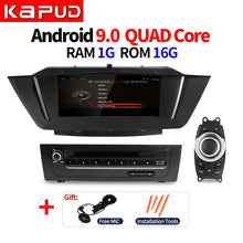 Load image into Gallery viewer, Kapud 9&#39;&#39; Android 9.0 4Core ROM 32G car Radio GPS navigation,for BMW X1 E84 2015-2012,Bluetooth,USB SD Stereo Radio,SWC,idrive
