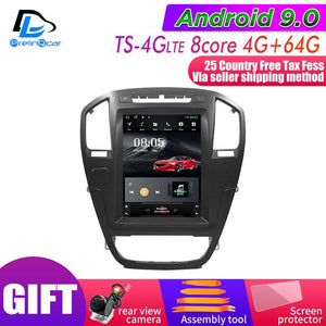 Vertical screen android 9.0 system car gps multimedia video radio player in dash for opel insignia car navigaton stereo