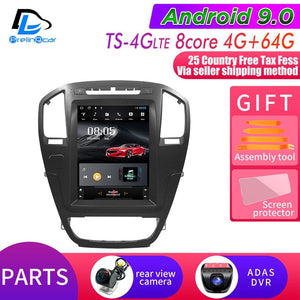 Vertical screen android 9.0 system car gps multimedia video radio player in dash for opel insignia car navigaton stereo