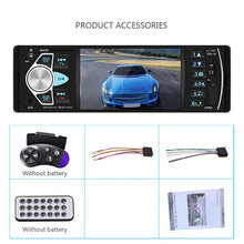 Load image into Gallery viewer, AMPrime Autoradio 4022D 4.1&quot; 1 Din Car Radio Audio Stereo USB AUX FM Audio Player Radio Station With Remote Control Car Audio
