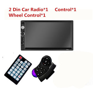 2 Din Car Radio Double Din Car Stereo Autoradio 7" HD Multimedia Player Touch Screen Auto Audio Car Stereo Bluetooth FM Android