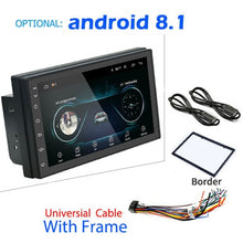 Load image into Gallery viewer, Podofo 2 din Car Radio 2.5D GPS Android Multimedia Player Universal 7&quot; audio Navigation For Volkswagen Nissan Hyundai Kia Toyota
