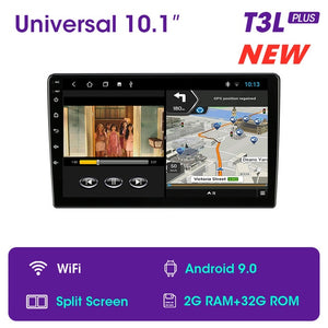 2 Din Android 8.1 2G+32G 4G NET 9/10.1 Inch Car Radio Multimedia Video Player 2Din Navigation GPS FM For Nissan Kia Honda VW