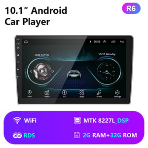 2 Din Android 8.1 2G+32G 4G NET 9/10.1 Inch Car Radio Multimedia Video Player 2Din Navigation GPS FM For Nissan Kia Honda VW