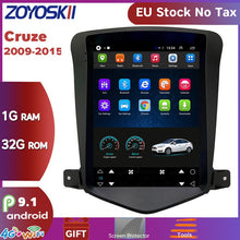 Load image into Gallery viewer, ZOYOSKII Android 10 os 10 inch IPS vetical HD screen car gps multimedia radio player for Chevrolet Cruze Daewoo Lacett 2009-2015
