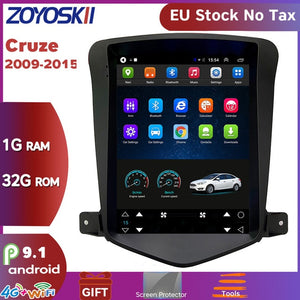 ZOYOSKII Android 10 os 10 inch IPS vetical HD screen car gps multimedia radio player for Chevrolet Cruze Daewoo Lacett 2009-2015